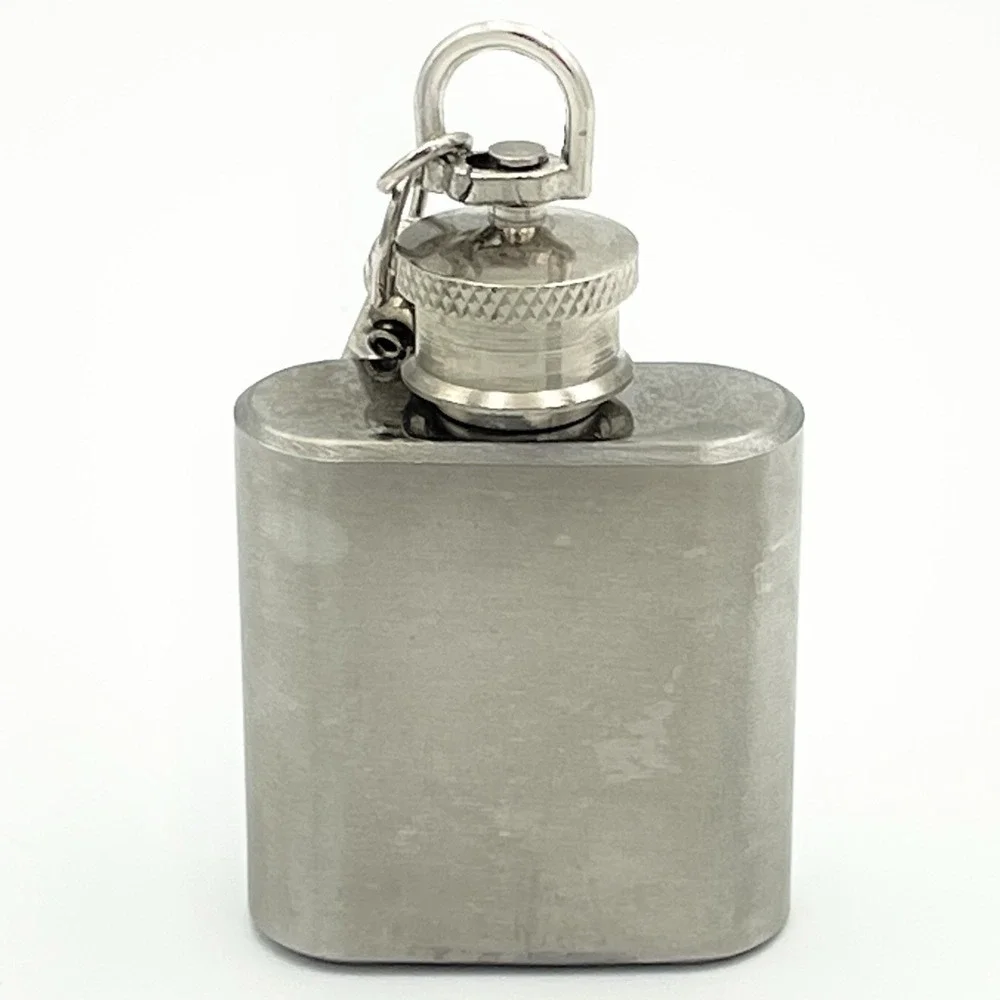 Vermont State Hip Flask Keychain Moose Elk‎ Nature Metal Souvenir